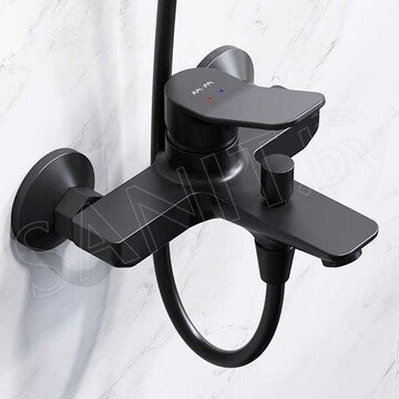 Душевая стойка AM.PM X-Joy F42885A14 в комплекте со смесителем