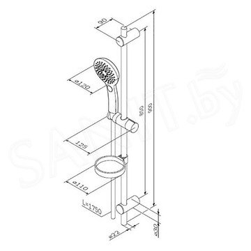 Душевой гарнитур AM.PM Inspire V2.0 F0150A000