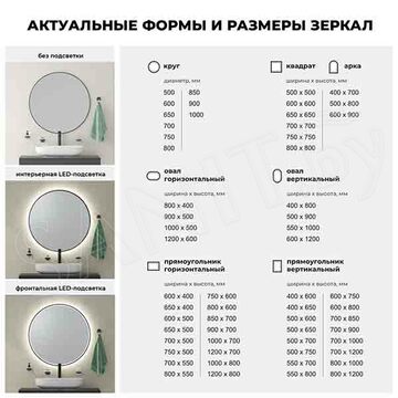 Зеркало Wellsee 7 Rays' Spectrum овальное вертикальное с фоновой LED-подсветкой