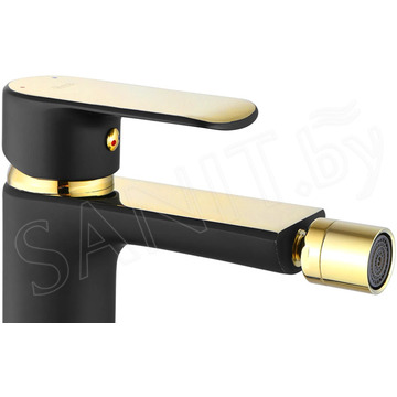Смеситель для биде Rea Bloom Black Gold REA-B9935