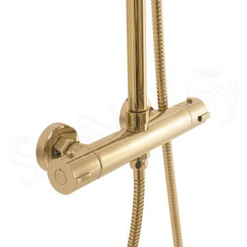 Душевая стойка Rea Bliss Gold REA-P8806 с термостатом