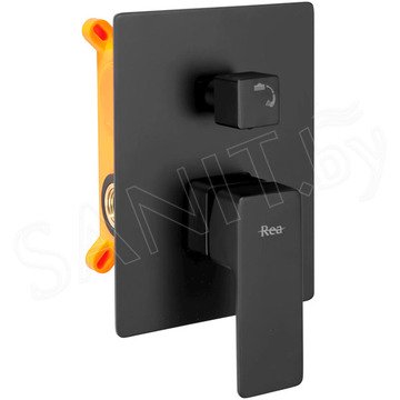 Душевая система Rea Orix Black REA-P8465 встраиваемая