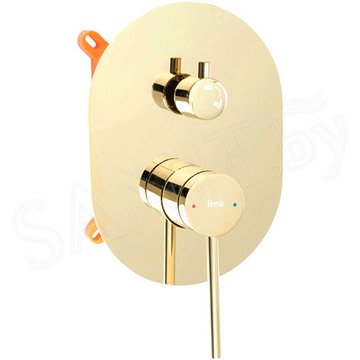 Душевая система Rea Oval Gold REA-P8466 встраиваемая