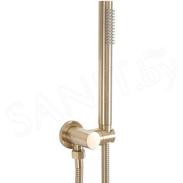 Душевая система Rea Lungo Miler Brush Gold REA-P6716 встраиваемая с термостатом