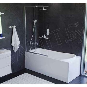 Душевая шторка на ванну AM.PM Like W80S-100PS-150MT