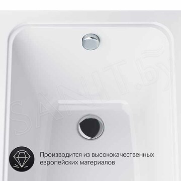 Акриловая ванна AM.PM Gem с душевой шторкой W90BS-080-140CT и каркасом