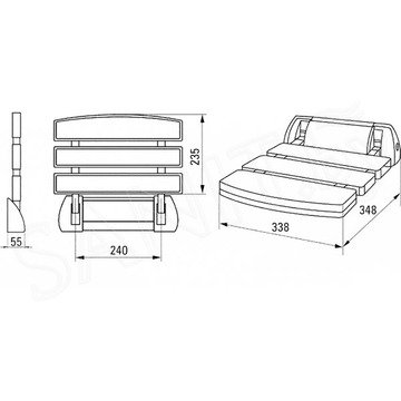 Сиденье для душа Deante Vital NIV 651A