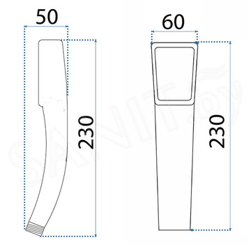 Душевая лейка со шлангом Rea Eco REA-P8586