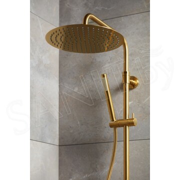 Душевая стойка Armatura Moza Gold 5736-920-31 с термостатом