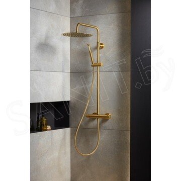 Душевая стойка Armatura Moza Gold 5736-920-31 с термостатом