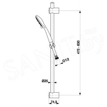 Душевой гарнитур Armatura Neon 841-366-00