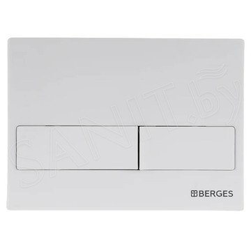 Комплект инсталляции Berges Novum 525 c кнопкой L1 и унитазом Roxen Antares 530185-02 Rimless Soft Close