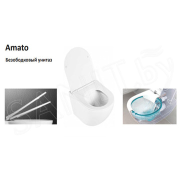 Подвесной унитаз Taliente Amato AM25010
