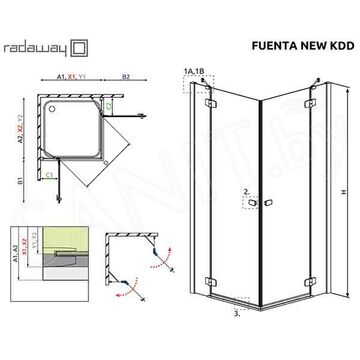 Душевой уголок Radaway Fuenta New KDD