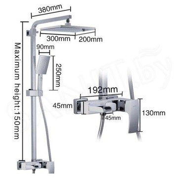 Душевая стойка Gappo G2407-30