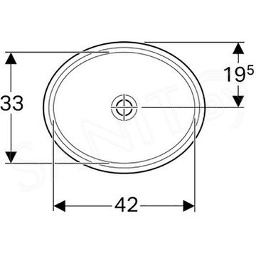 Умывальник Geberit VariForm 500.749.01.2