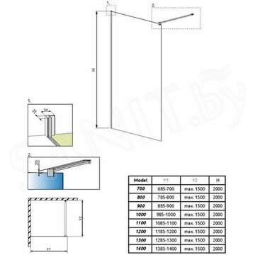 Душевая стенка Radaway Classic Walk-in