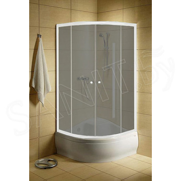 Душевой уголок Radaway Classic A 1700 Graphite белый профиль