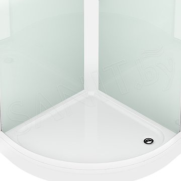 Душевая кабина Domani-Spa Simple 110 белая прозрачная