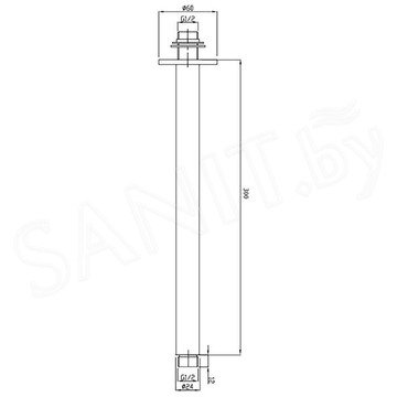 Кронштейн для верхнего душа RGW SP-131B