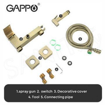 Смеситель для биде Gappo G2007-4