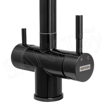 Смеситель для кухонной мойки Arfeka AF SDS-03SS304 Black Grafit под фильтр