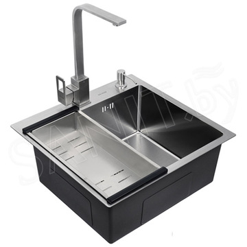 Кухонная мойка Avina Zepein ZP5048 с коландером и дозатором