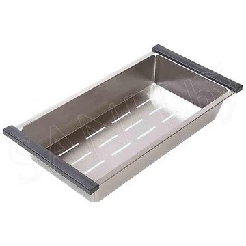 Кухонная мойка Avina Zepein ZP6048 PVD (графит) с коландером и дозатором