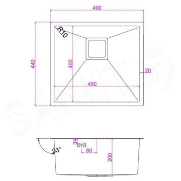 Кухонная мойка Avina Zepein D4944H