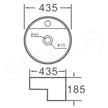 Умывальник Aquaceramika Ocean AC496