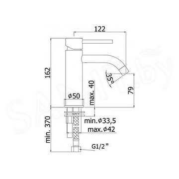 Смеситель для умывальника Paffoni Light LIG071HG