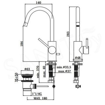 Смеситель для умывальника Paffoni Light LIG078CR