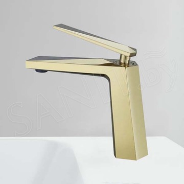 Смеситель для умывальника Boheme Venturo 381 золото