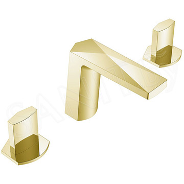 Смеситель для умывальника Boheme Venturo 150-MG-ICE Matt Gold