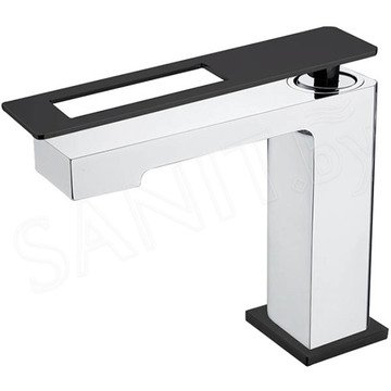 Смеситель для умывальника Boheme Q 141-CRB Chrome Black