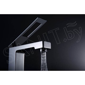 Смеситель для умывальника Boheme Q 141-WB White Black
