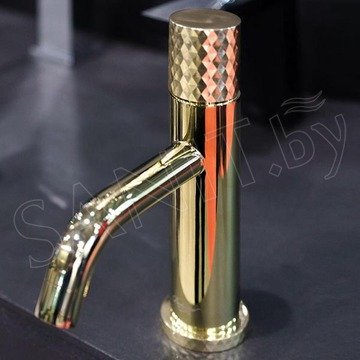 Смеситель для умывальника Boheme Stick 121-GCR Gold Diamond Chrome