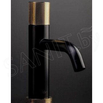 Смеситель для умывальника Boheme Stick 121-BG.2 Black Touch Gold