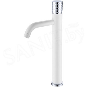 Смеситель для умывальника Boheme Stick 122-WCR White Diamond Chrome