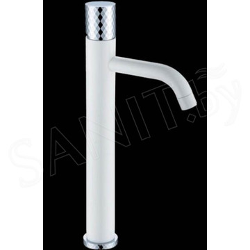 Смеситель для умывальника Boheme Stick 122-WCR White Diamond Chrome