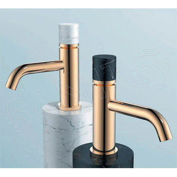Смеситель для умывальника Boheme Stick 121-G-MR-B Gold Black