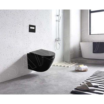 Подвесной унитаз Gid Tr2122BL с сиденьем Soft Close