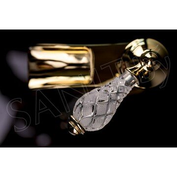 Смеситель для умывальника Boheme Vogue Crystal 211-CRST