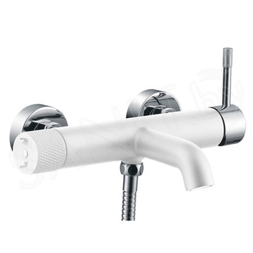 Смеситель для ванны Boheme Uno 463-WCR White Chrome