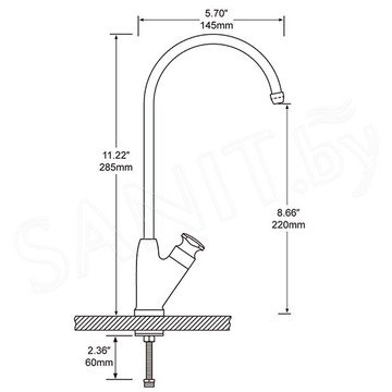 Кран для питьевой воды Gappo G1052-50