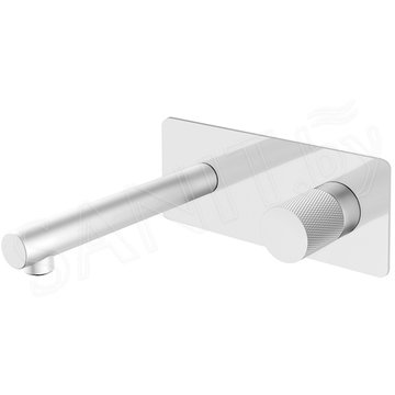 Смеситель встраиваемый Boheme Stick 125-WCR.2 White Touch Chrome для умывальника