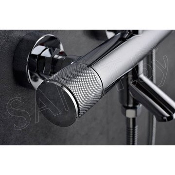 Душевая стойка Boheme Uno 468-T-CR хром термостатическая