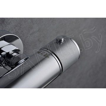 Душевая стойка Boheme Uno 468-T-B Black термостатическая