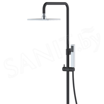 Душевая стойка Boheme Q 148-BCR.2 Black Chrome