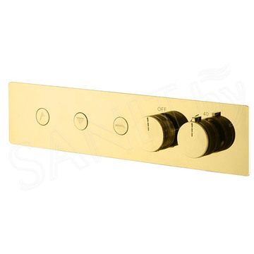 Душевая система Boheme Fusion 131-G Gold встраиваемая с термостатом